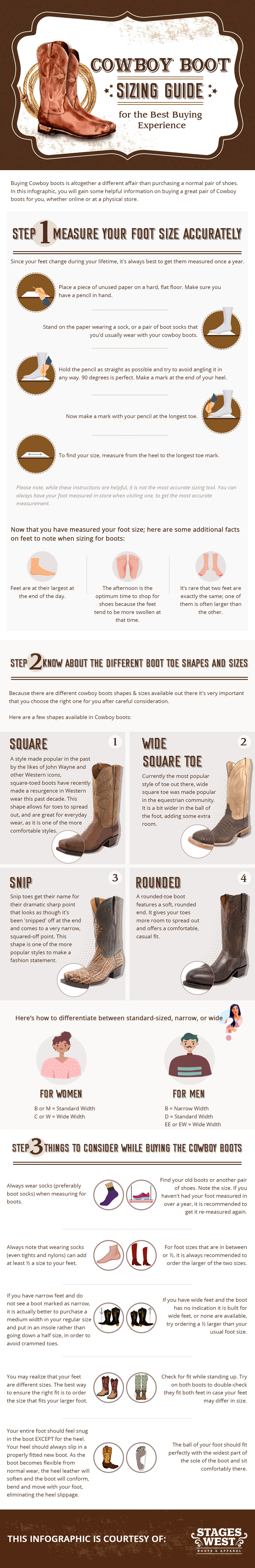 Cowboy Boot Sizes